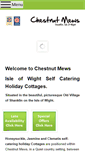 Mobile Screenshot of chestnutmews.co.uk